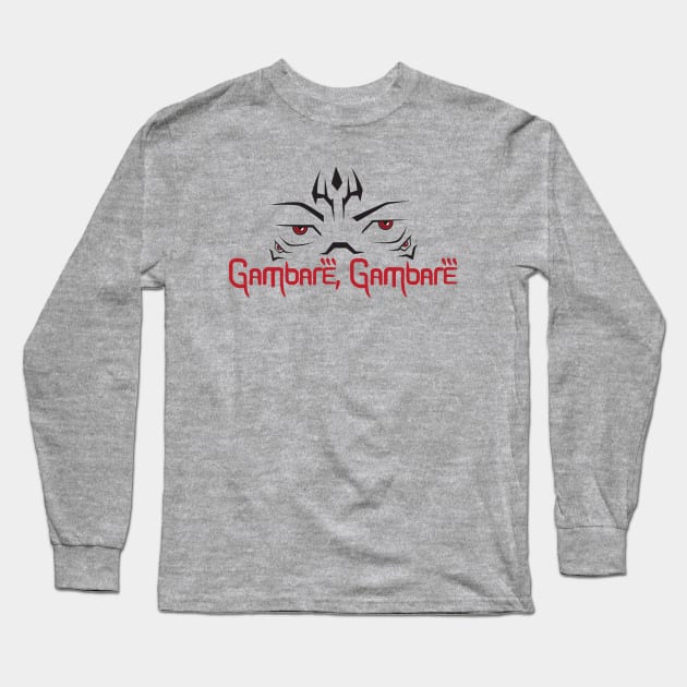 Sukuna - Gambare Gambare Long Sleeve T-Shirt by RetroPandora